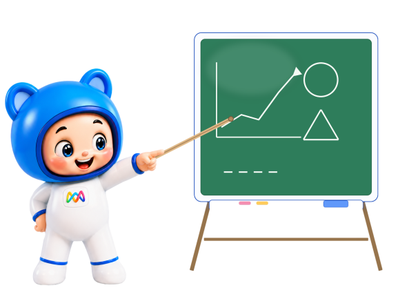 Mascot AI thầy giáo hỗ trợ giáo dục và đào tạo